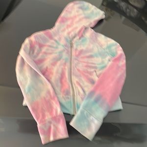 The-dye long sleeve hoodie